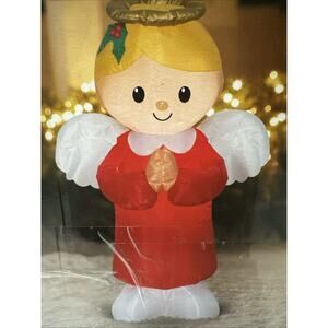 Christmas Inflatable Blow Up 3.5’ Angel 2020 Holiday Time Yard Decor